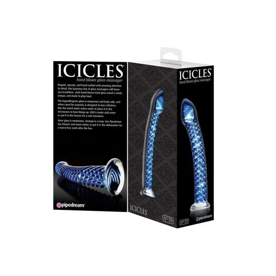 Massaggiatore di vetro Icicles Number 29 1pc