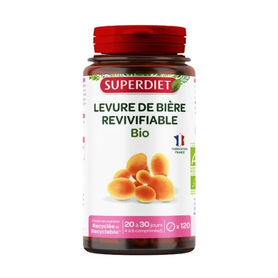 Superdiet Levadura de Cerveza Revivificable Bio 120comp