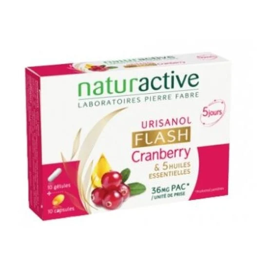 Urisanolo Naturactive Flash 10 glules + 10 capsule