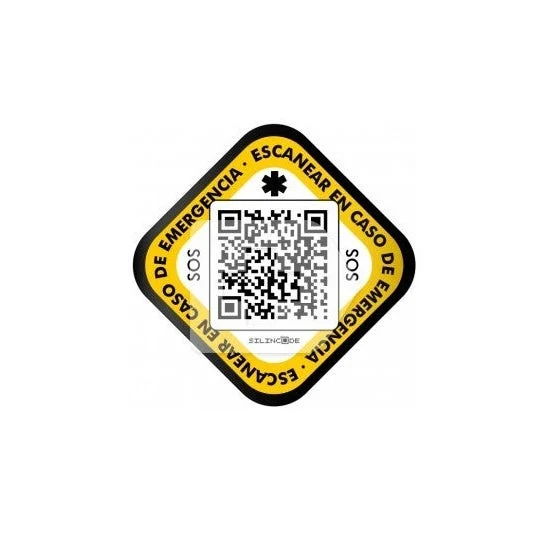 Silincode adesivo casco di identificazione QR 1 pc