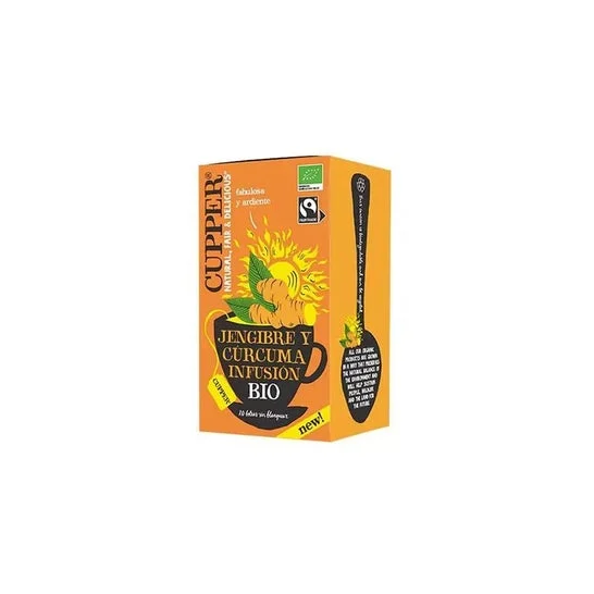 Cupper Infuso di Zenzero e Curcuma Bio 20 Unità