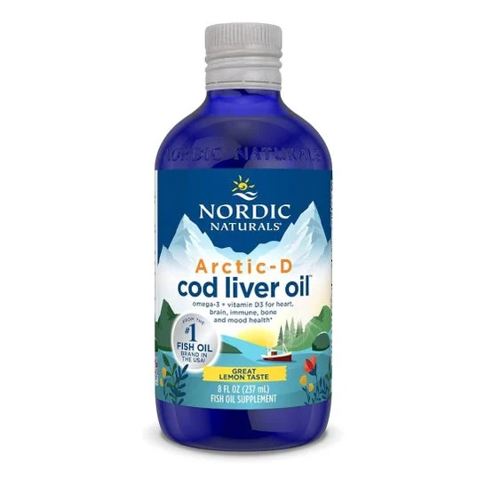 Nordic Naturals Arctic-D Aceite de Hígado de Bacalao Limón 237ml