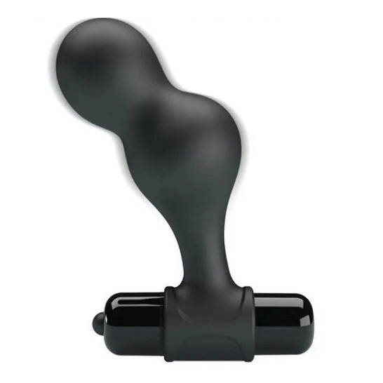 Mr. Play Plug Anal Vibrador de Silicona Negro 1ud
