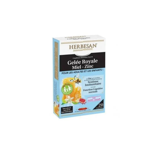 Gel all'erbetta Roy+Miele+Zinco Amp 20