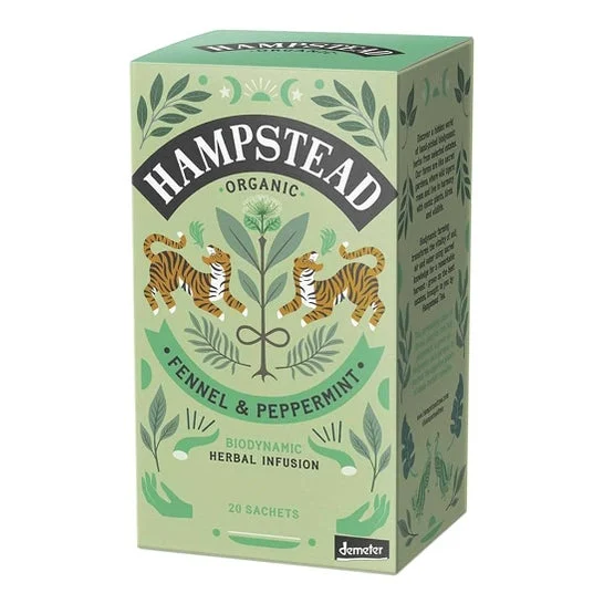Hampstead Tea Organic Fennel & Peppermint 20 Sobres