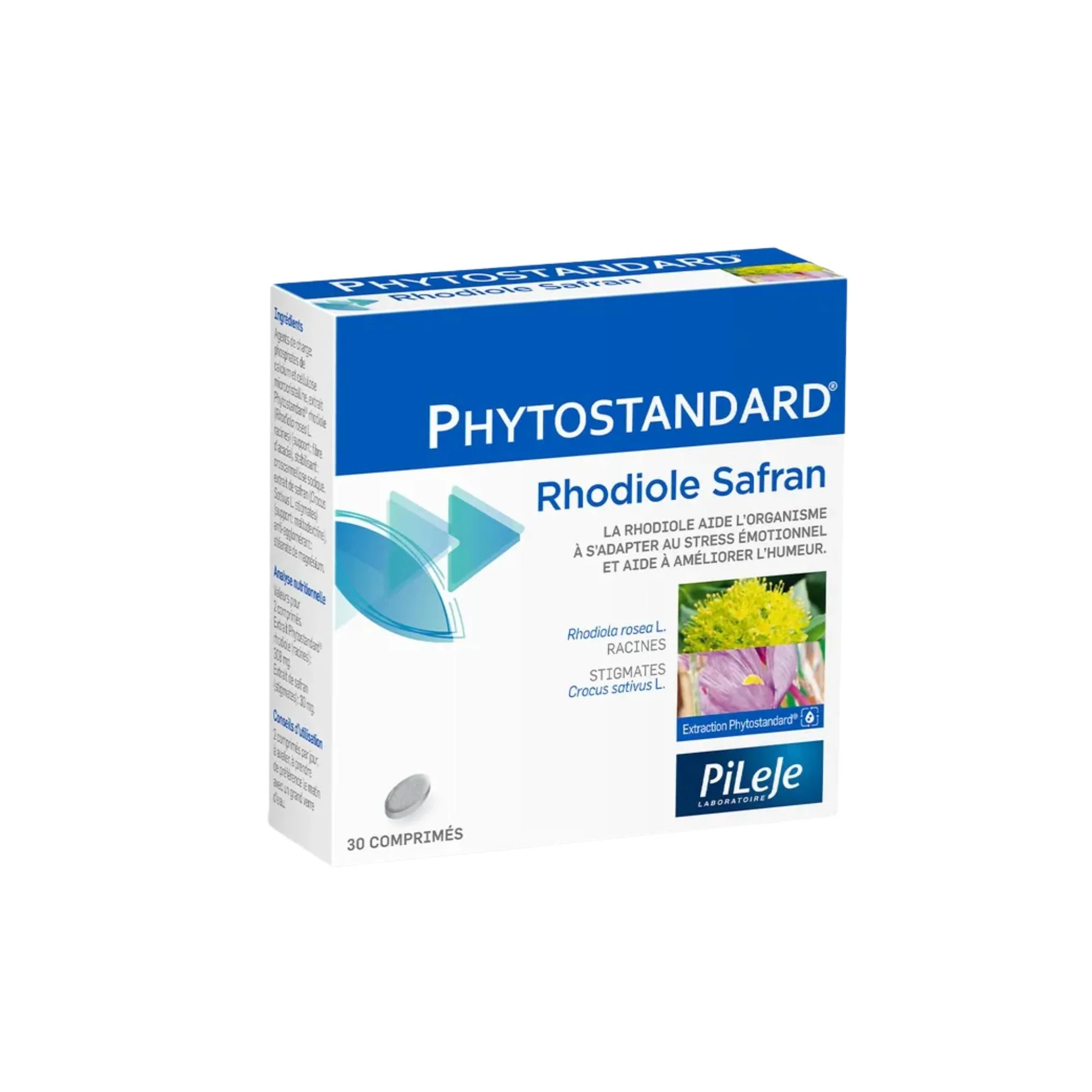 Pileje Phytostandard Rhodiola E Zafferano 30 compresse