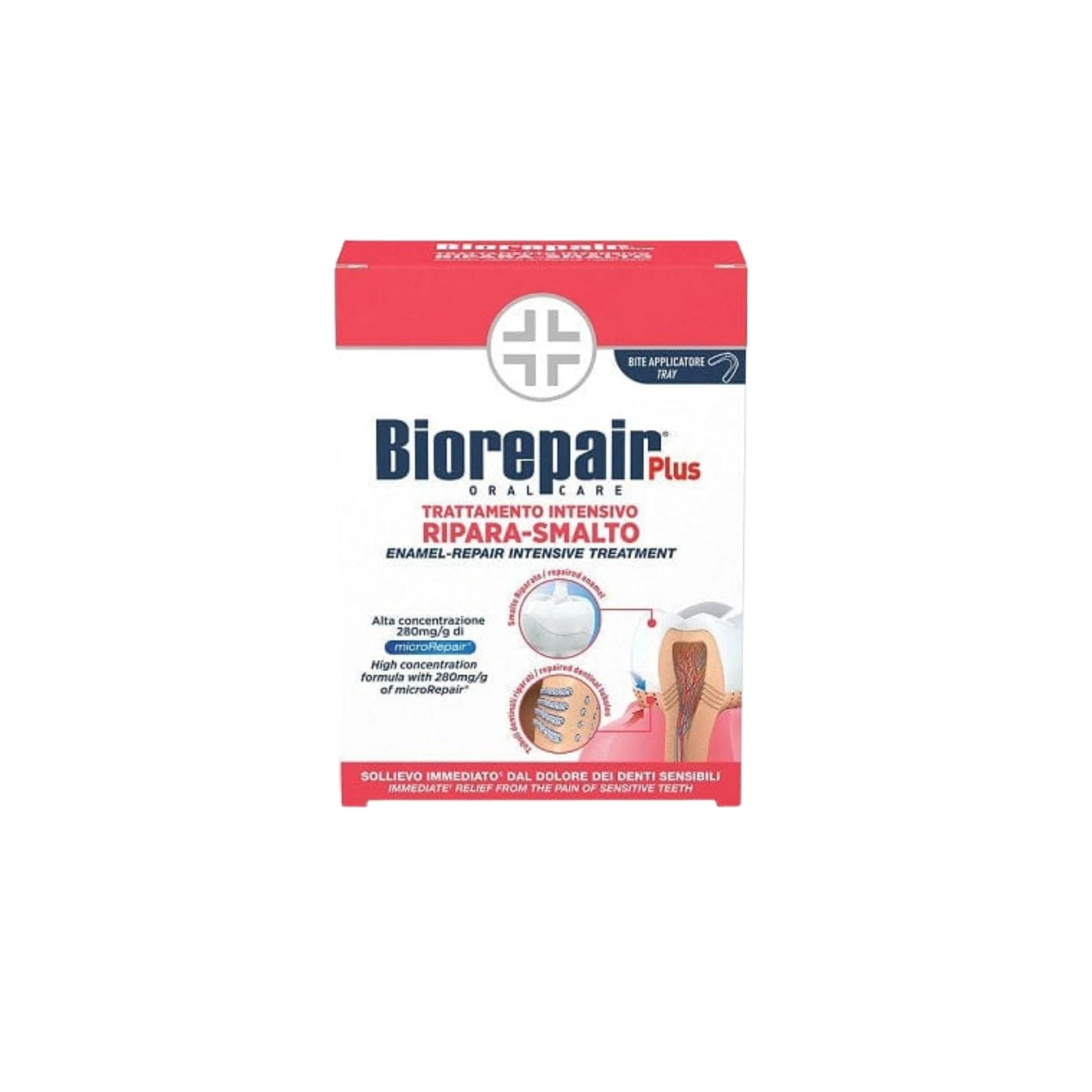 Biorepair Plus Enamel-Repair Dentifricio Cura intensiva per riparare e rinforzare lo smalto dei denti - 50 ml