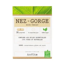AroVitae Nez-Gorge 30 Comprimés