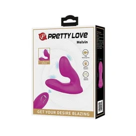Pretty Love Melvin Dual Stimulator Fuchsia 1ud