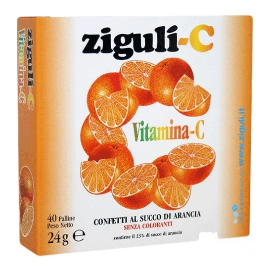 Ziguli Vitamina C Orange 40comp