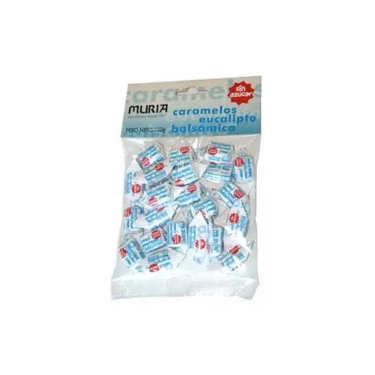 Muria Caramelle senza zucchero Eucalipto 100g