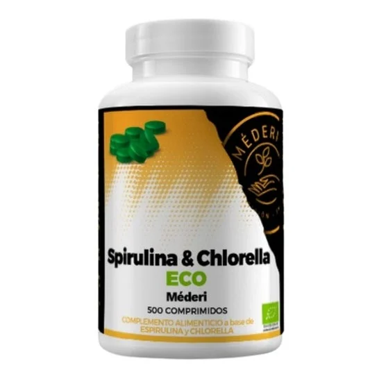 Méderi Spirulina y Chlorella Bio 500comp