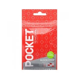 Tenga Pocket Block Edge Masturbatore 1 Unità