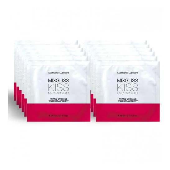 Mixgliss Lubrificante Base d'Acqua Gusto di Fragola 12x4ml