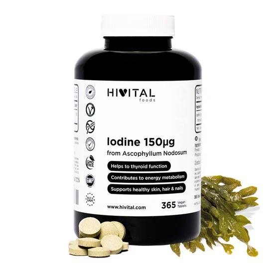 HIVITAL Yodo natural 150 mcg 365 comp