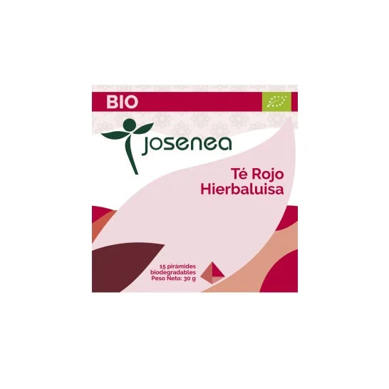 Josenea Tè rosso con tisana biologica scatola 15 piramidi