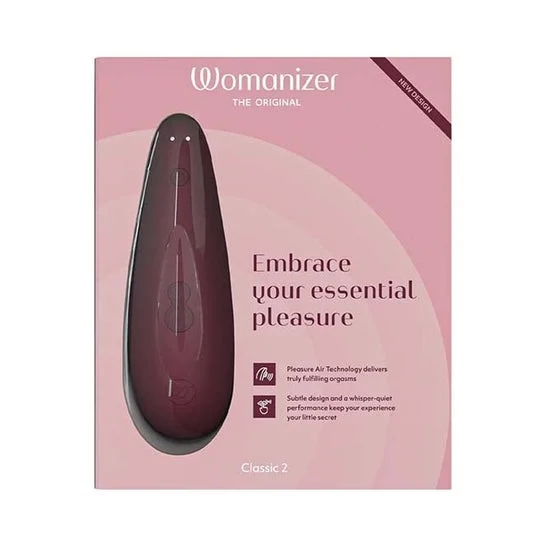 Womanizer Classic 2 Estimulador de Clítoris Burdeos 1ud