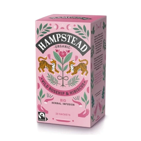 Hampstead Tea Rosehip Hibiscus Infusion 20 Sobres