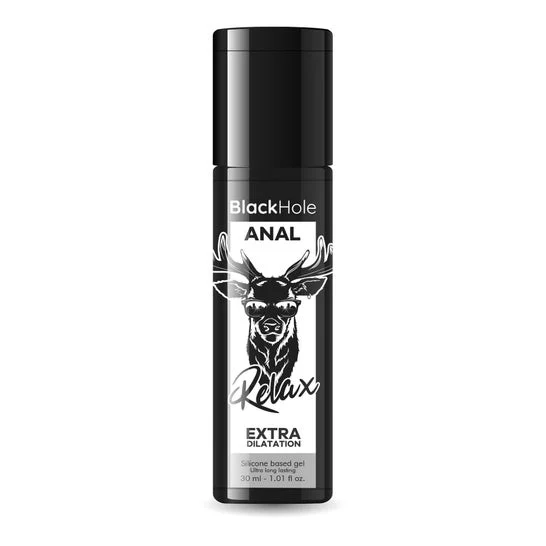 Black Hole Relax Gel Base Silicona Extra Dilatación Anal 30ml