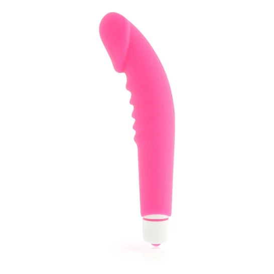 Dolce Vita Vibratore realistico di piacere in silicone rosa 1pc