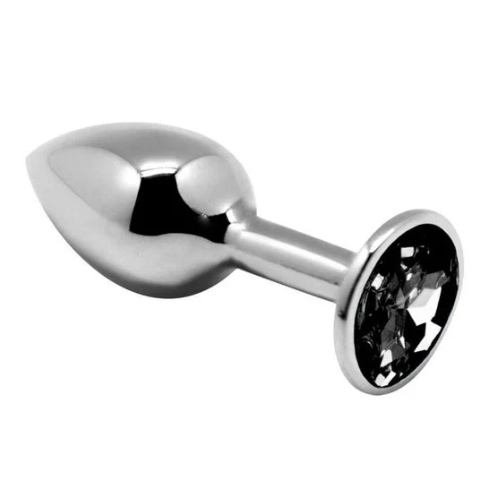 Alive Anal Pleasure Mini Plug Metal Negro Talla M 1ud