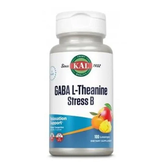 Kal New Gaba LTheanine Stress B 100comp