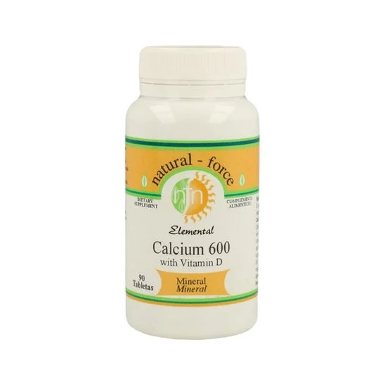 Natural Force Calcio 600mg Vitamina D 90caps