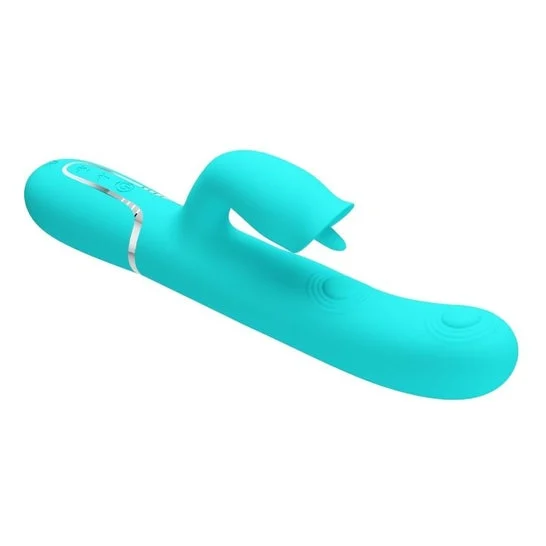 Pretty Love Vibrador Rabbit con Licking Verde Agua 1ud