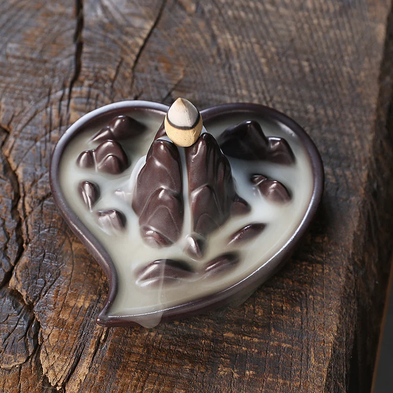 Portaincenso Backflow – Montagna a Cuore 14 cm