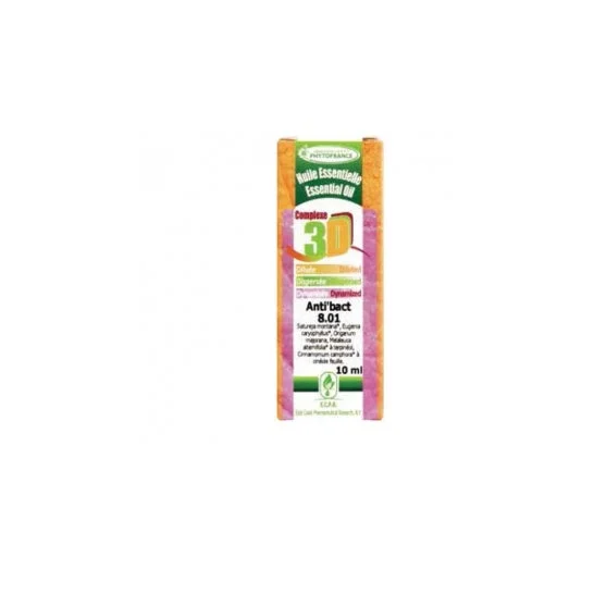 Phytofrance Lapht Complexe d'Huiles Essentielles 3D Anti'Bact 8.01 10ml