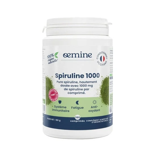Oemine Espirulina 1000mg 180comp