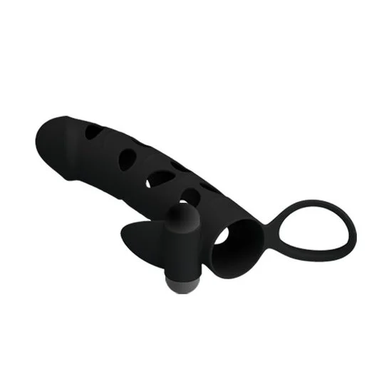 Pretty Love Silicone Sleeve con vibrazione 15.2 Cm 1pc