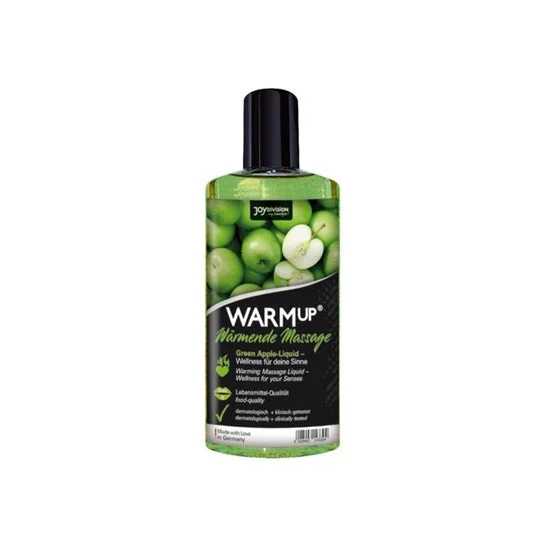 Aquaglide Warmup Olio da massaggio alla mela verde 150ml