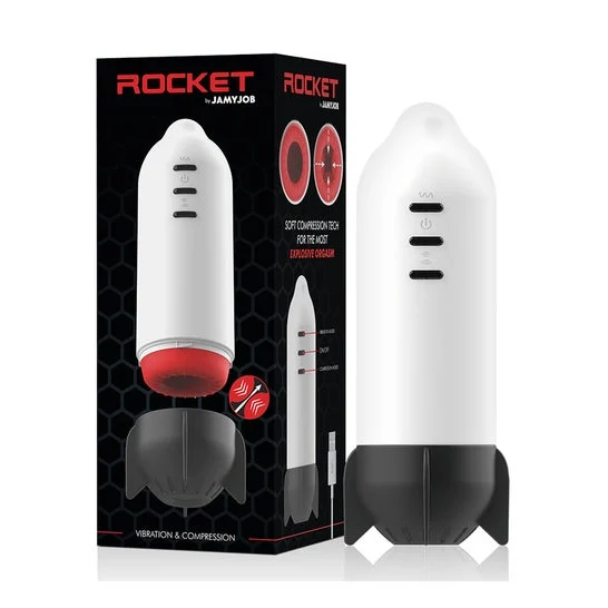Jamyjob Rocket Masturbatore Soft Compresssione Vibrazion 1 Unità