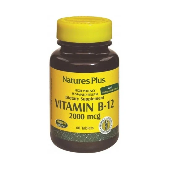 Nature's Plus Vitamina B12 2000mcg 60comp