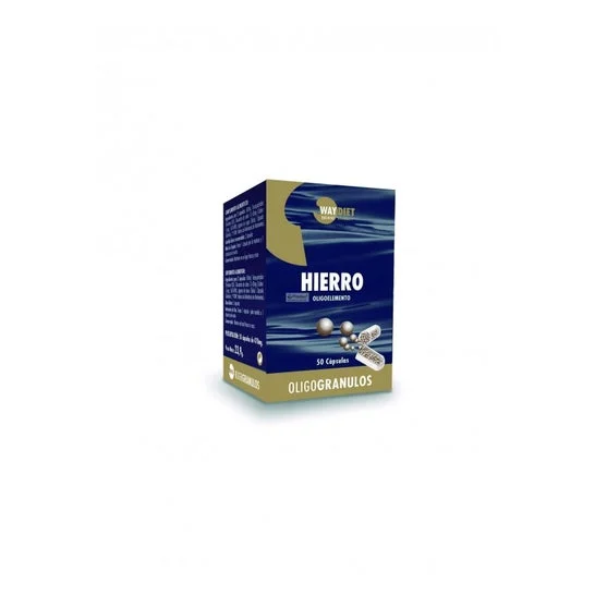 Waydiet Natural Fer Oligogranulos 50 Gélules