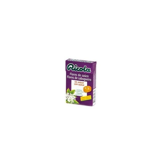 Ricola fiore di sambuco caramelle senza zucchero 50g