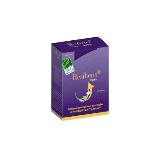 100% capsule 100% Natural Resiliens Sport 60 capsule