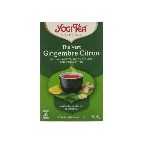 Yogi Tea Tè Verde Zenzero Limone 17 bustine di tè