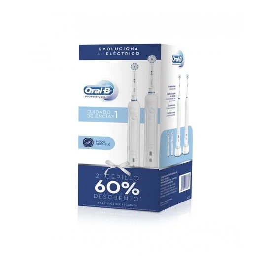 Cepillo Dental Electrico Recargable Oral-b Pro1 Duplo dentale ricaricabile Oral-b
