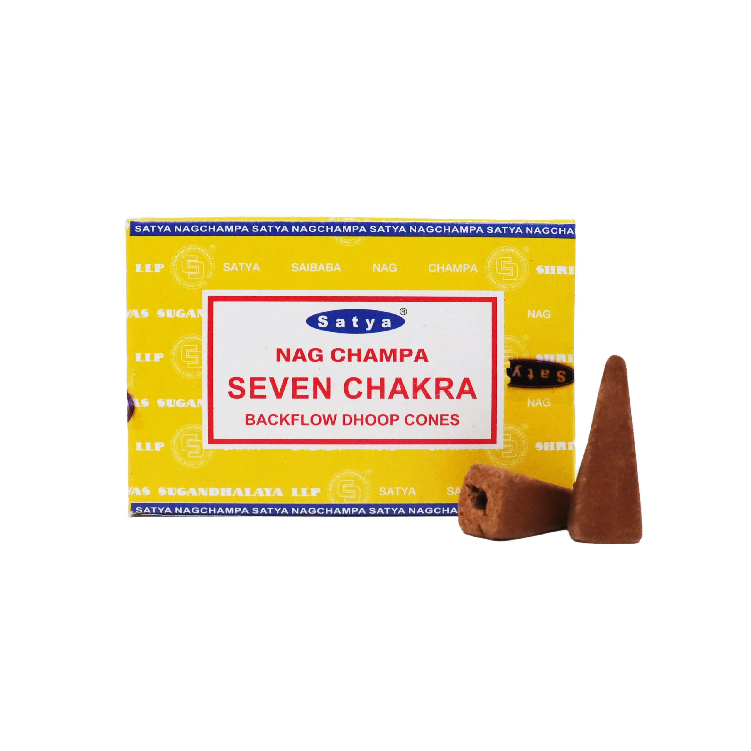Sette Chakra - Coni Riflusso - Satya Sai Baba - 10pz