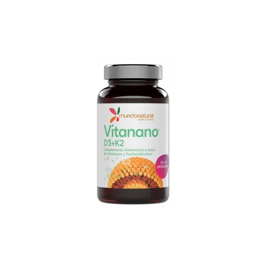 Mundonatural Vitanano D3 + K2 Liposoma 30caps