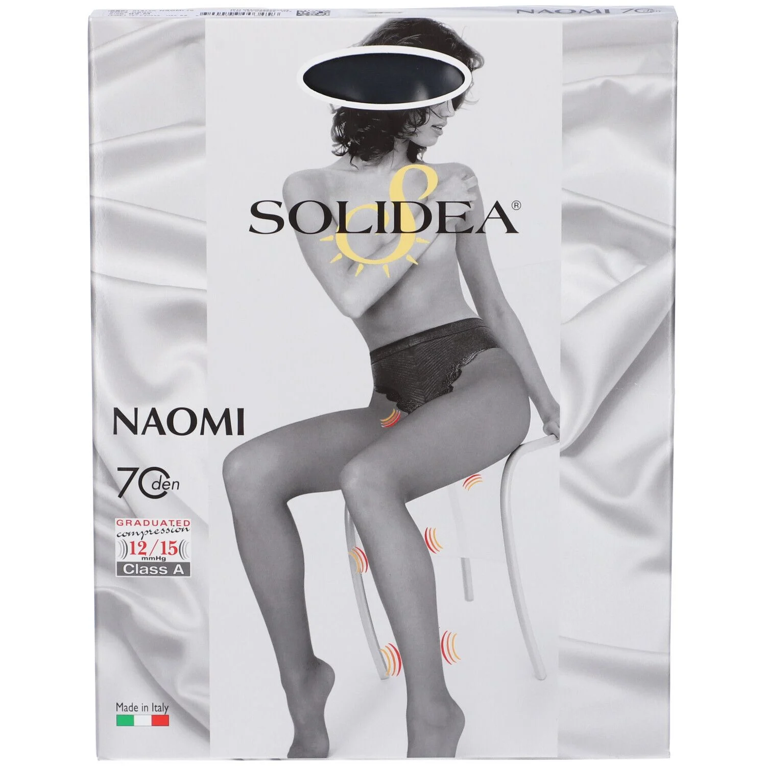 Solidea Naomi 70 Denari Collant velati Compressione 12 15mmHg Champagne 1S