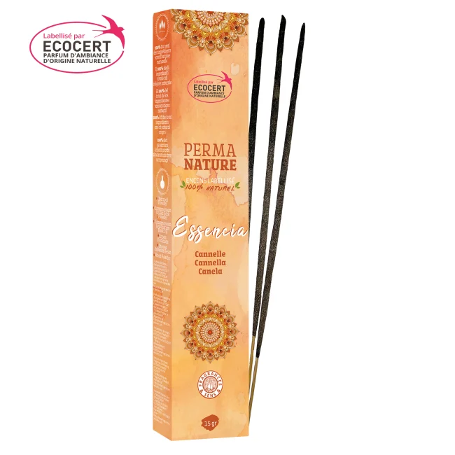 Cannella - Bastoncini di incenso - Perma Nature - Certificati Ecocert - 15g