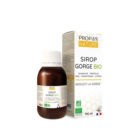 Propos Nature Sirop Gorge BIO 150ml