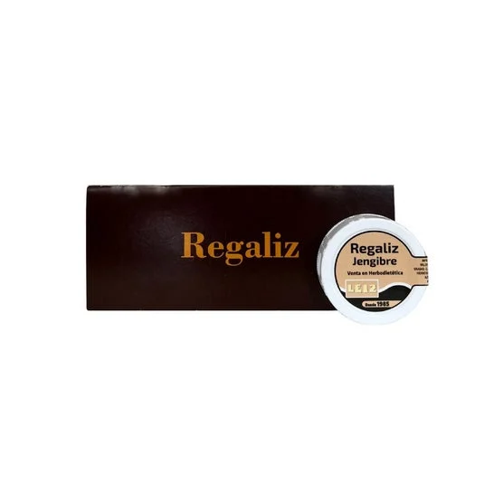 Leiz Pastillas de Regaliz Jengibre 12x10g