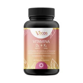 Vecos Nucoceuticals Vitamina D3 + K2 60caps