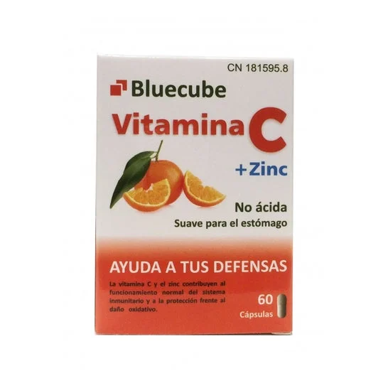 Tappi Bluecube Vitamina C+ Zinco 60 Caps