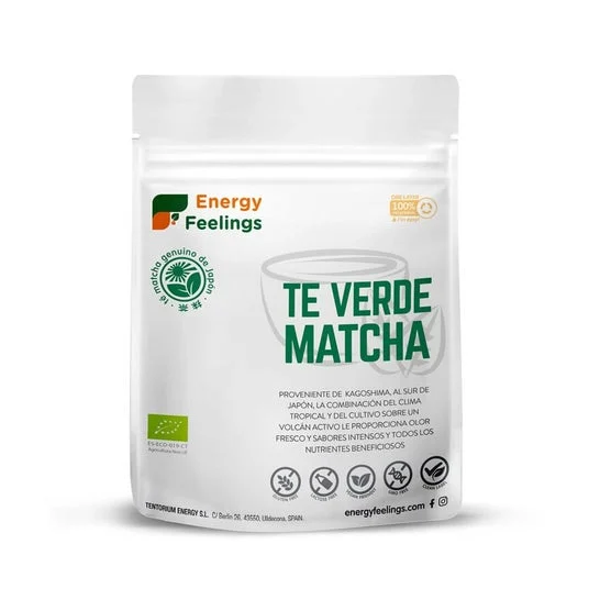 Energy Feelings Te Verde Matcha Polvo Eco Vegan Sin Gluten 100g