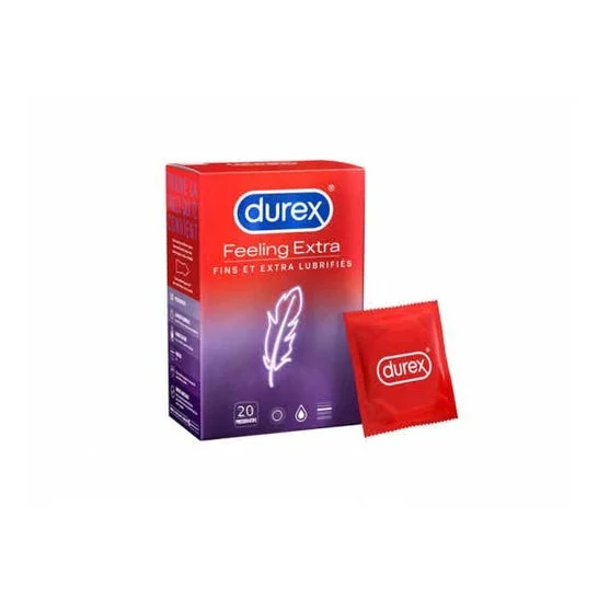 Durex Preservativi Fine ed Extra Lubrificati 20 Unità